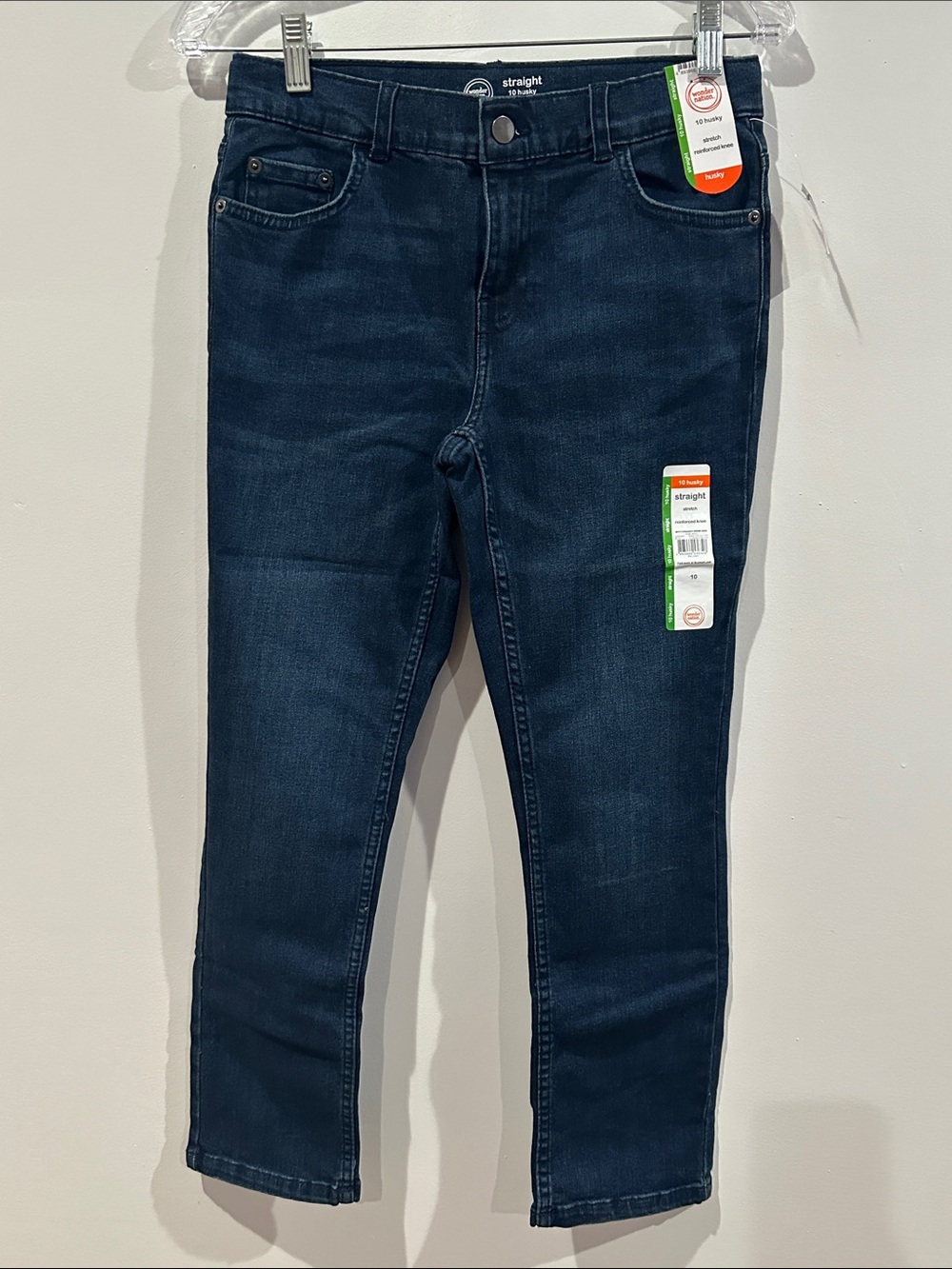 Boys Straight Fit  Husky Denim Jeans Size 10